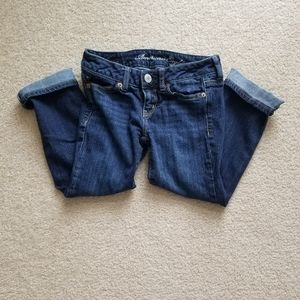 - American eagle skinny Jean cropped/capri